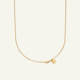 Tusenfryd halskjede med anheng, forgylt