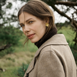 Firkløver Statement øredobber forgylt