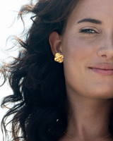 Firkløver Statement øredobber forgylt