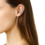 Gress ear cuff sølv