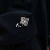 Forglemmigei blomst, pin sølv