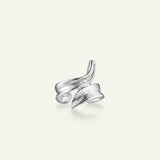 Gress ear cuff sølv