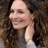 Forglemmigei blomst, Statement ring forgylt