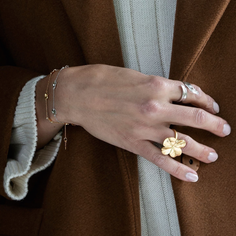 Gress Statement Ring Sølv