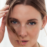 Forglemmigei Medium Øredobber, sølv