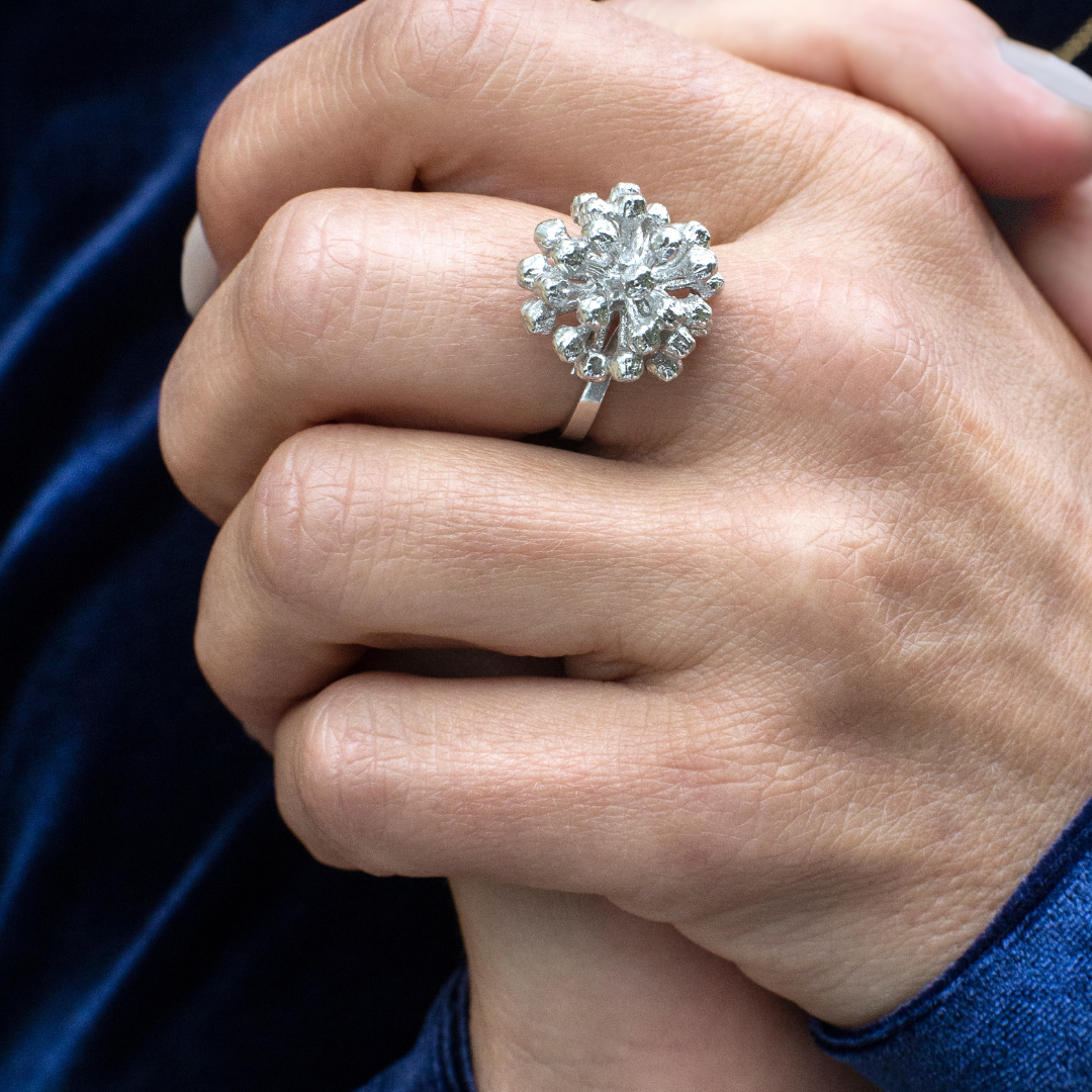 Dillblomst, Statement Ring Sølv