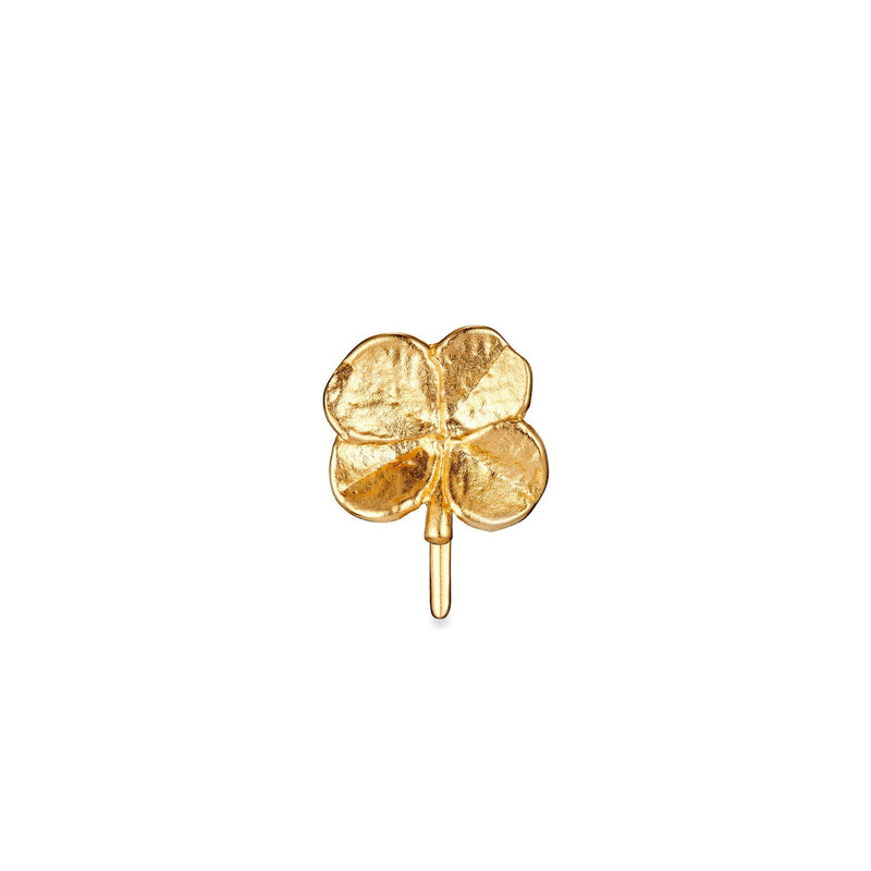Firkløver ear cuff, forgylt