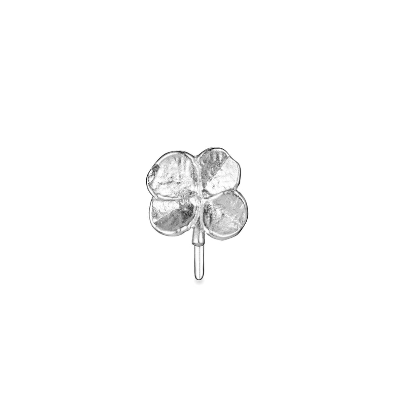 Firkløver ear cuff, sølv