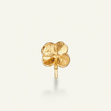 Firkløver ear cuff, forgylt