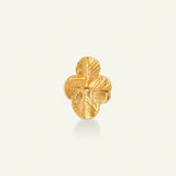 Firkløver Statement øredobber forgylt