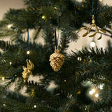 Misteltein, 18 karat gullbelagt