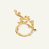 Forglemmigei blomst, Statement ring forgylt
