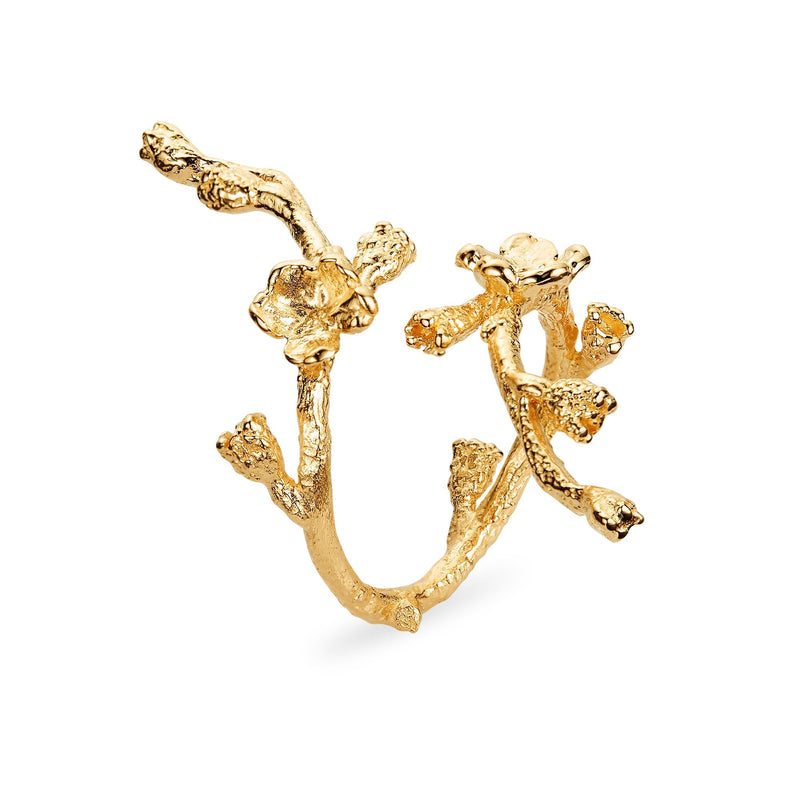 Forglemmigei Statement ring forgylt