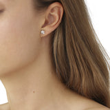 Forglemmigei Små Øredobber Sølv