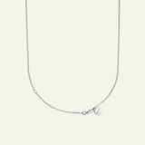 Forglemmigej halskæde, sølv