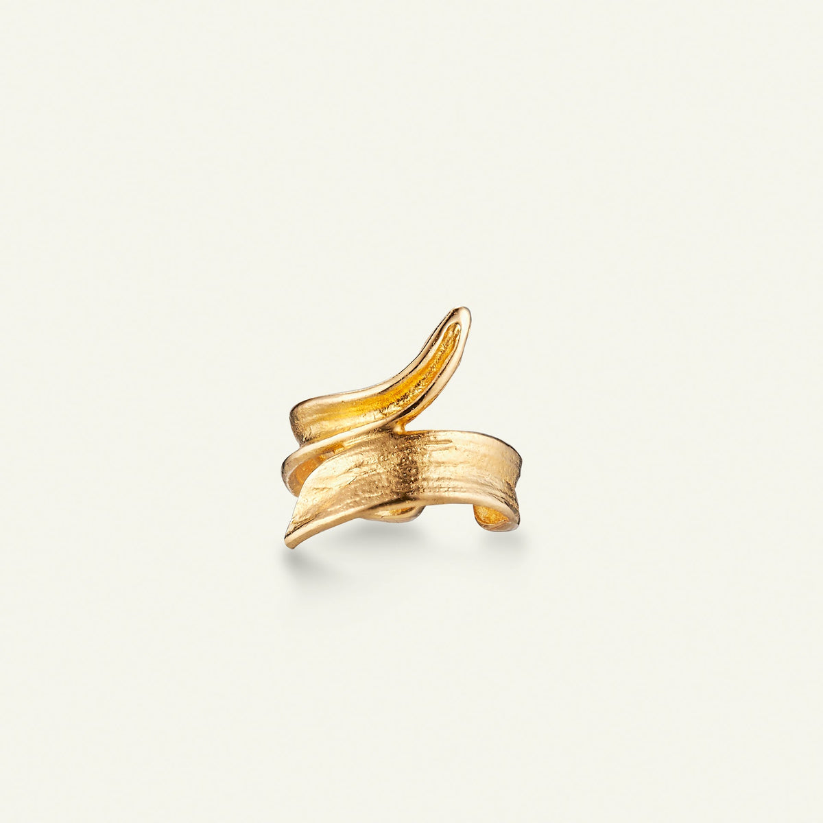 Gress ear cuff forgylt
