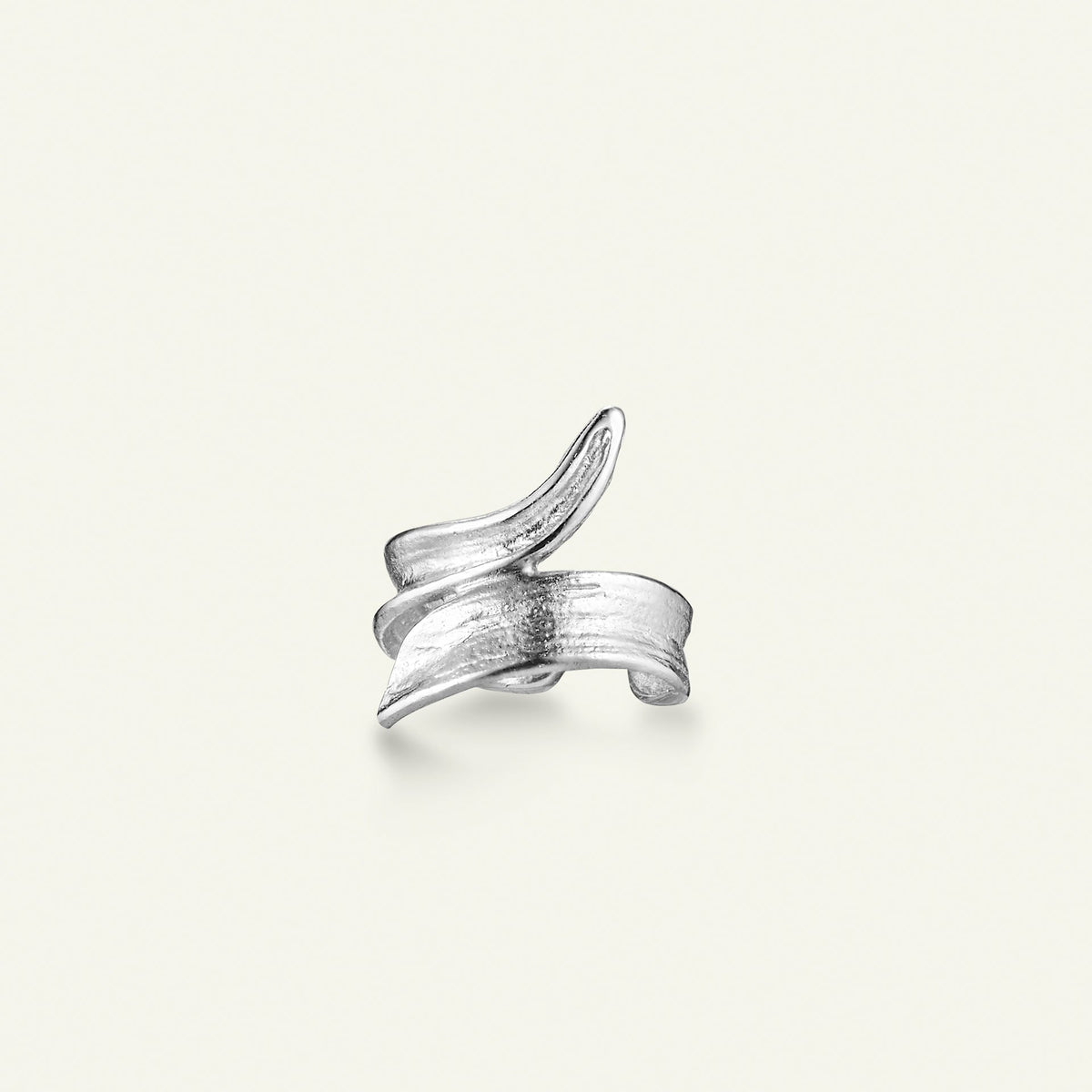 Gress ear cuff sølv