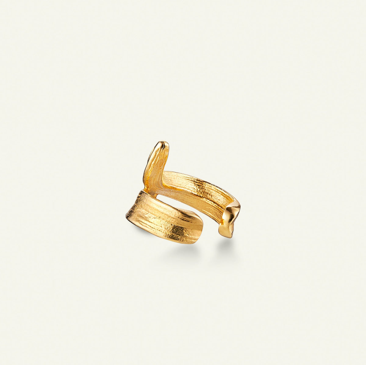 Gress ear cuff forgylt