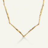 Gress Halskjede Forgylt