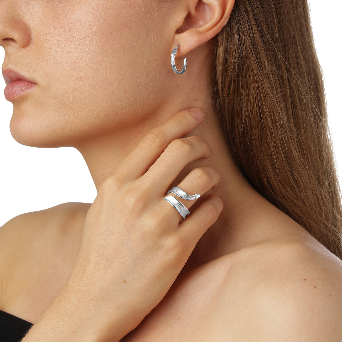 Gress Statement Ring Sølv