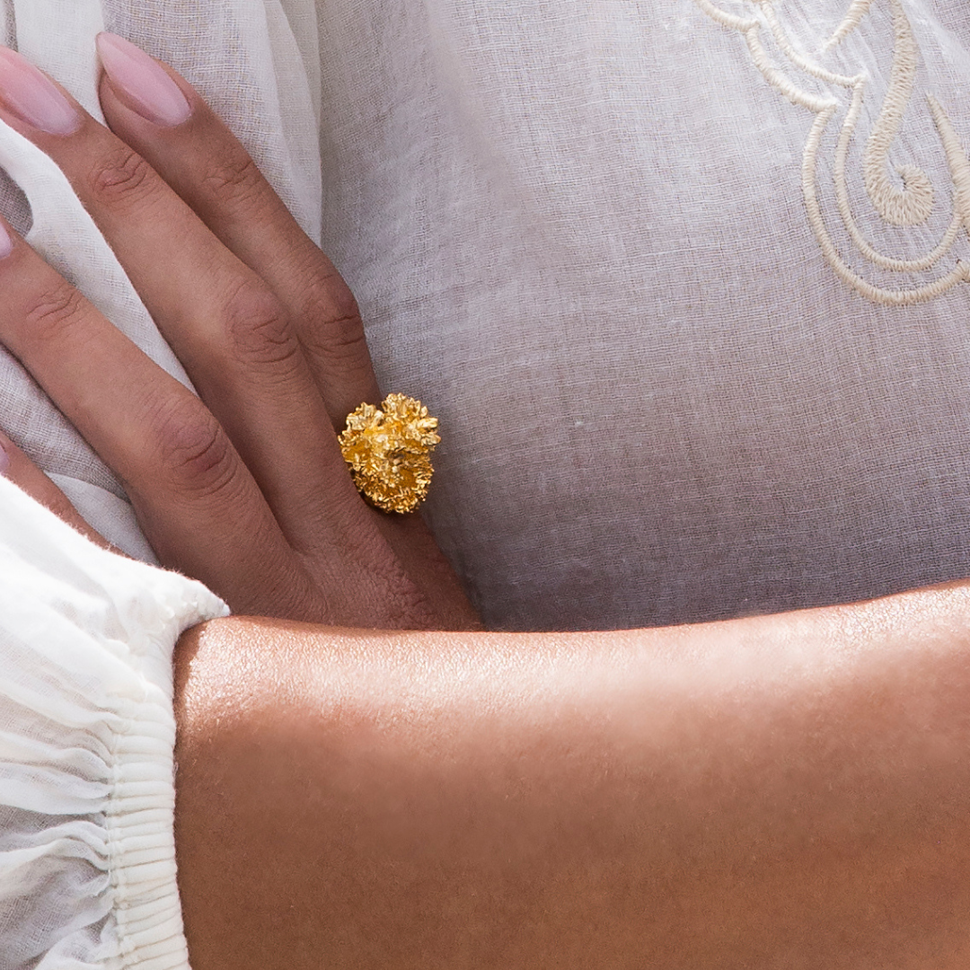 Persille Statement Ring Forgylt