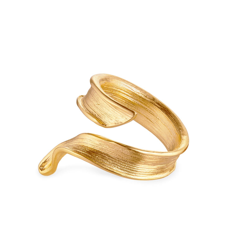 Gress Statement Ring forgylt