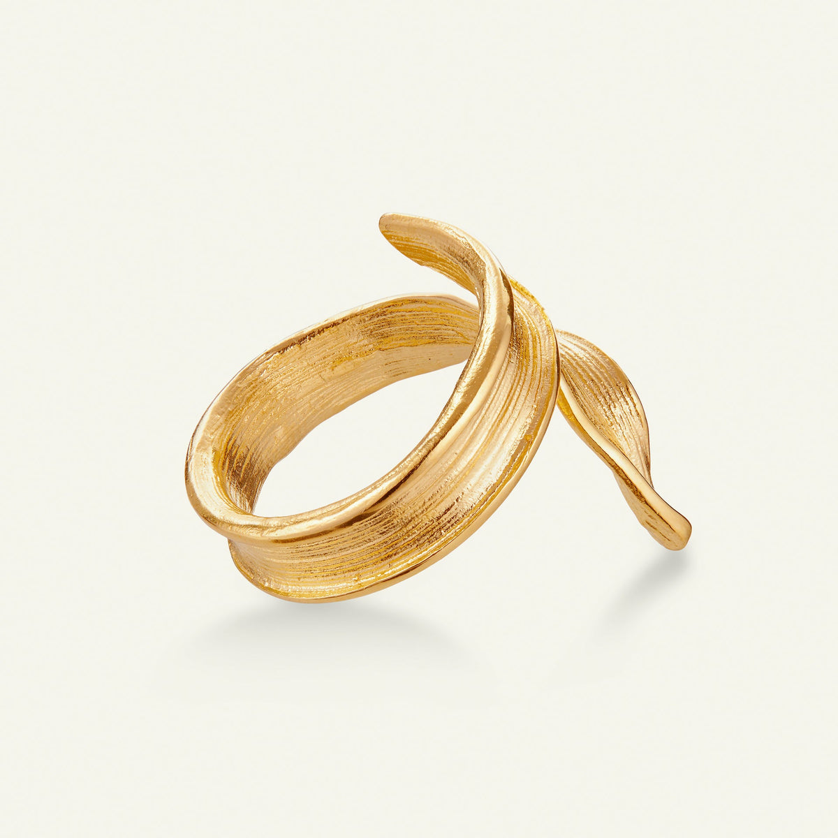 Gress Statement Ring forgylt