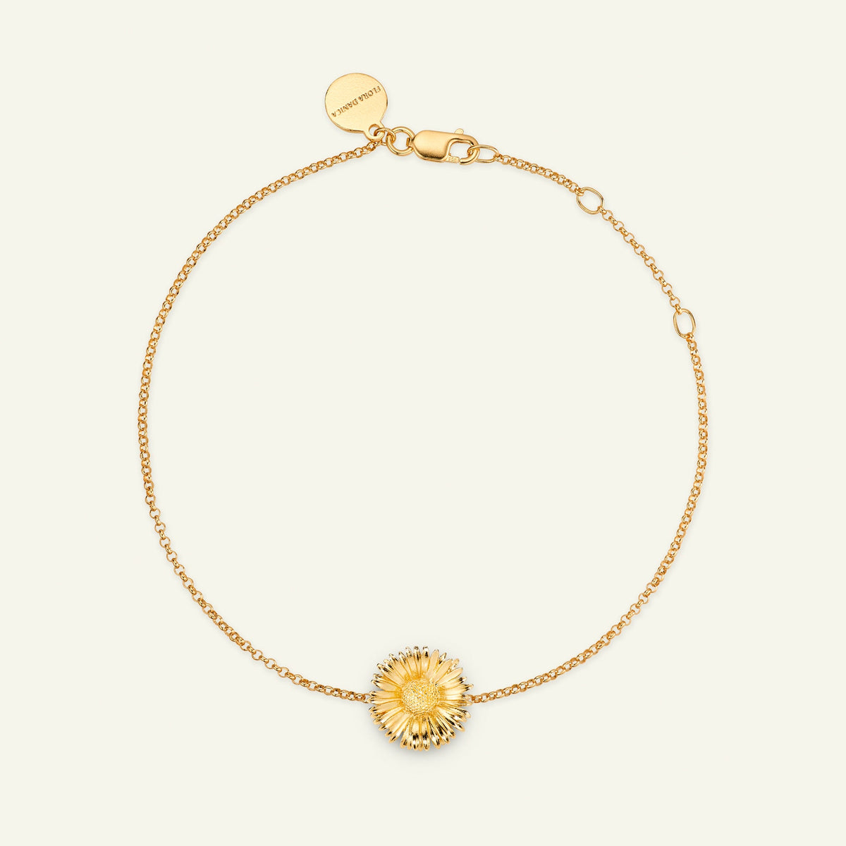 Tusenfryd armbånd, gull