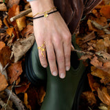 Forglemmigei Statement ring forgylt